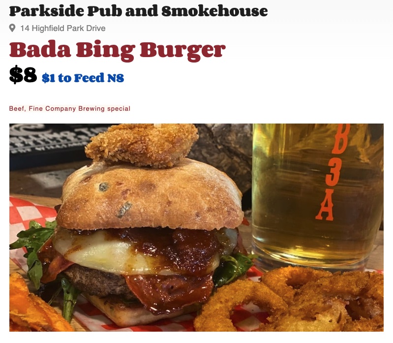 Halifax Burger Week